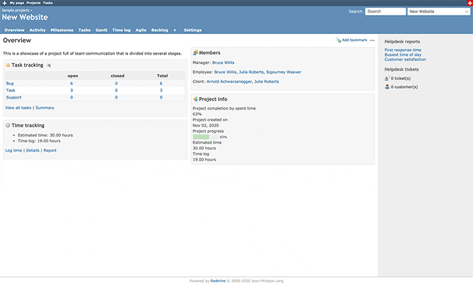 Redmine UX Upgrade Default Theme